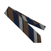Tie in seta/cotone – Rigata - Bigi Ties