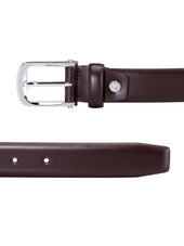 Brown Box Calf Leather Belt