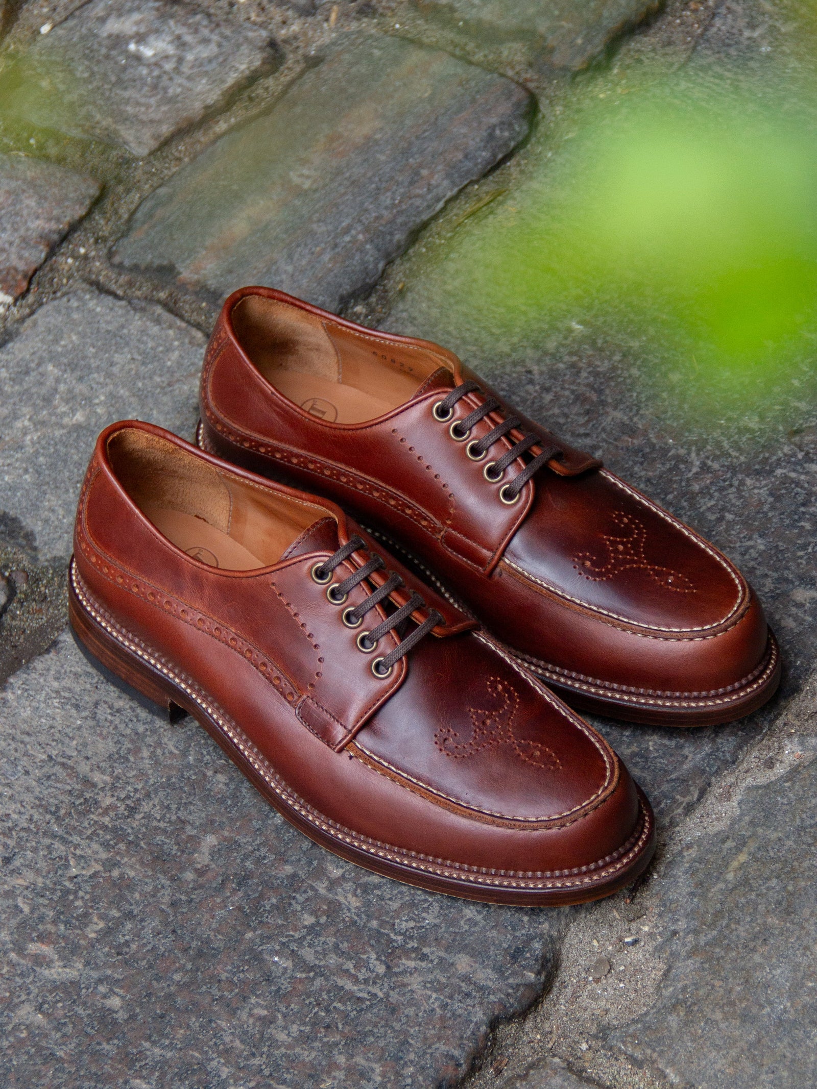 Bright Shoemakers Moc Derby Chestnut