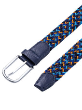 Multicolor Stretch Braided Belt