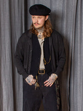 Belafonte Ragtime Clothing, A1 Cardigan, Charcoal Mix