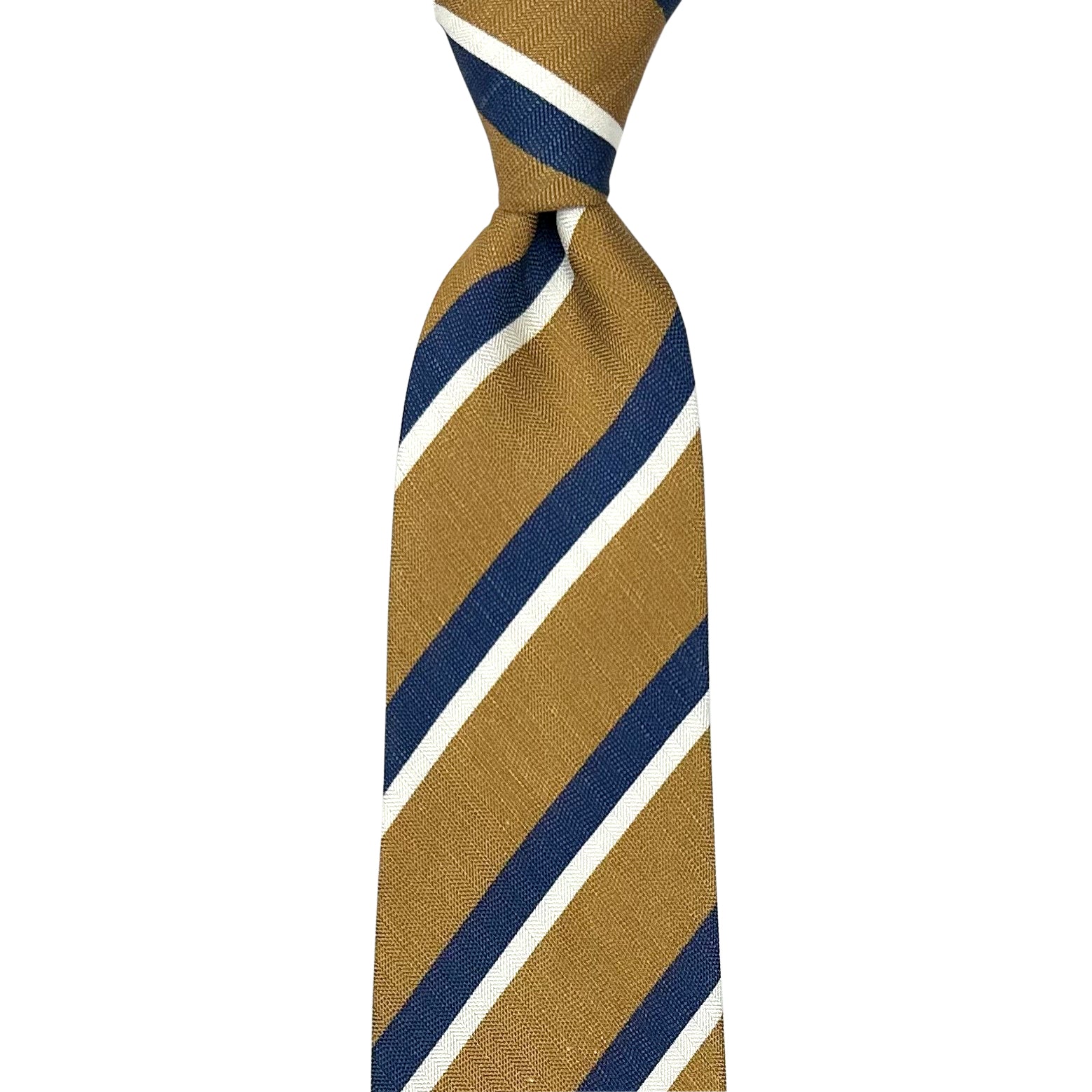 Silk Linen Tie Striped