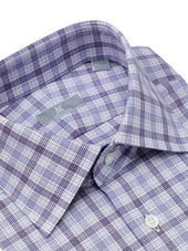 Purple And Plaid Shirt Fenwick Fit