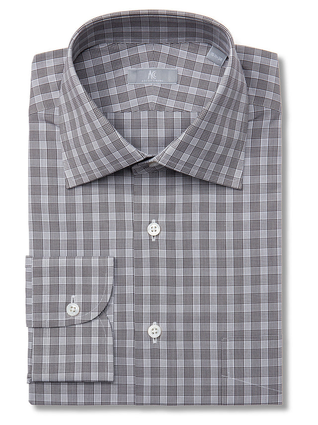 Charcoal Glenn Plaid Shirt - Fenwick Fit (Slim)