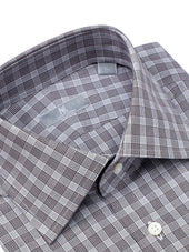 Charcoal Glenn Plaid Shirt - Fenwick Fit (Slim)