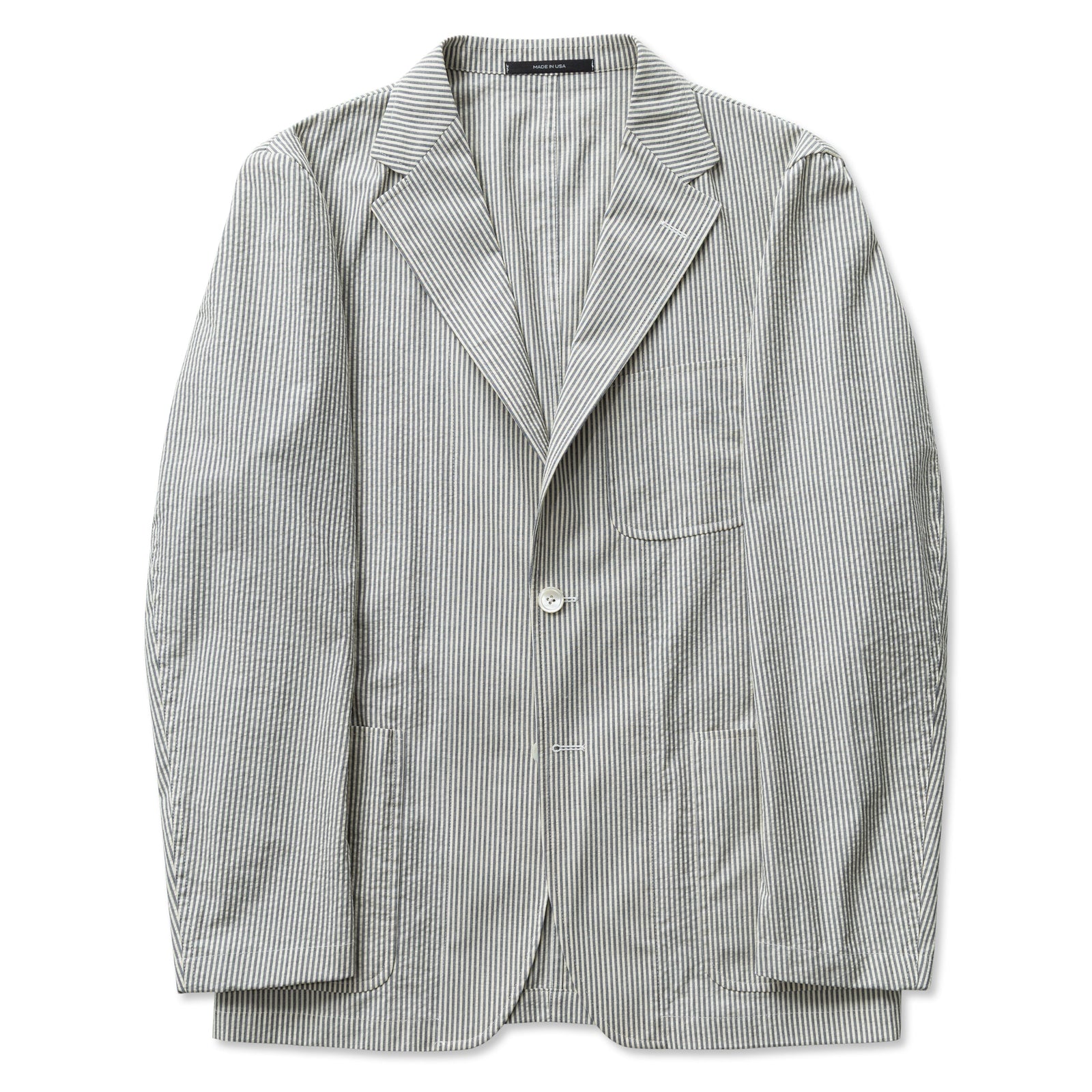 Japanese Seersucker Simple Jacket