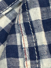 Japanese Selvedge Check 100 Cotton Work Shirt