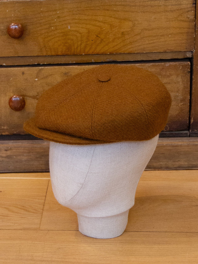 SuperDuper Hats, Simonon Newsboy Hat, Tobacco