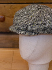 Superduper Hats Simonon Newsboy Hat B W Flash