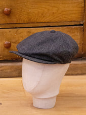 Belafonte Ragtime Clothing, BF-24-28 Peaky Hat, Wool Herringbone