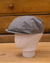 Belafonte Ragtime Clothing, 28-33 Peaky Hat, Linen/ Cotton Houndstooth