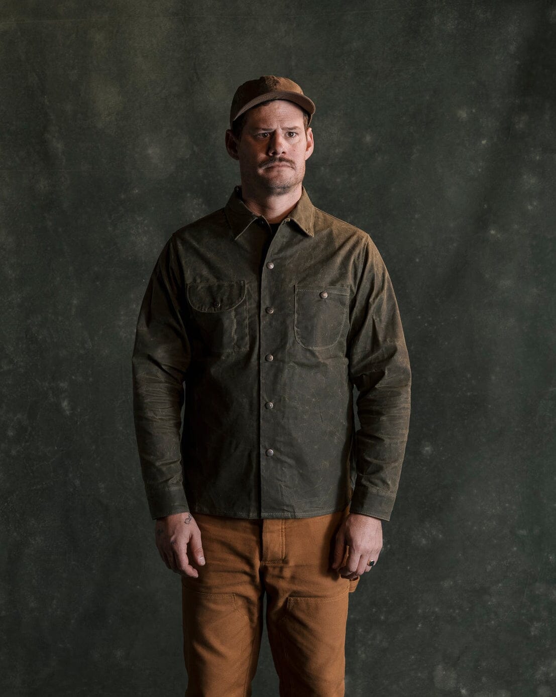Canvas Workshirt - Military Olive