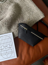 Belt Bag - Leather, Black