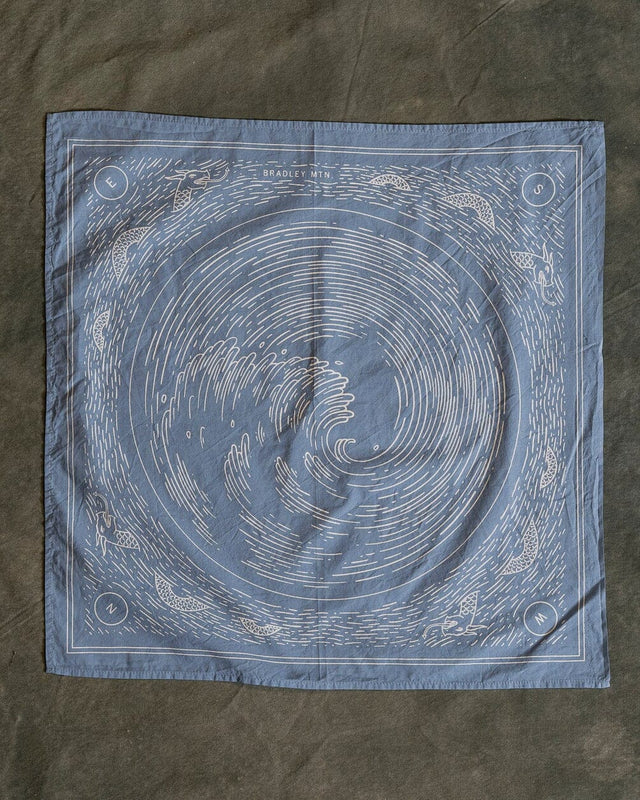 Sea Bandana - Denim/White