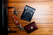 No. 092-GD Card Case with Snaps Stealie, Black