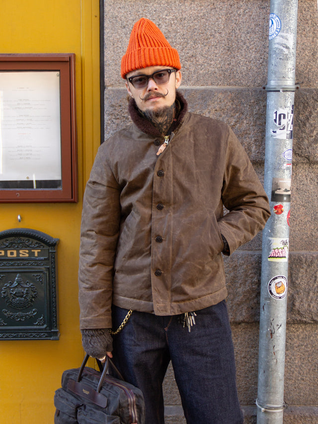 Manifattura Ceccarelli, New Deck Jacket, Dark Tan