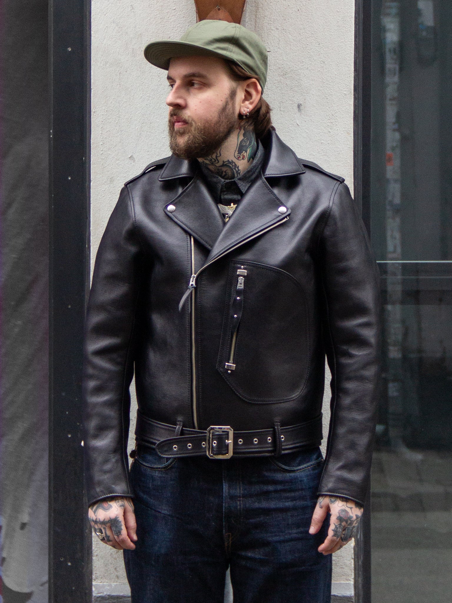 Y 2 Y2 02 1930 S Double Motorcycle Jacket Eco Horse