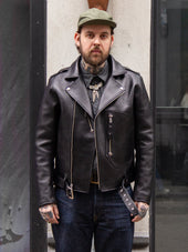 Y 2 Y2 02 1930 S Double Motorcycle Jacket Eco Horse