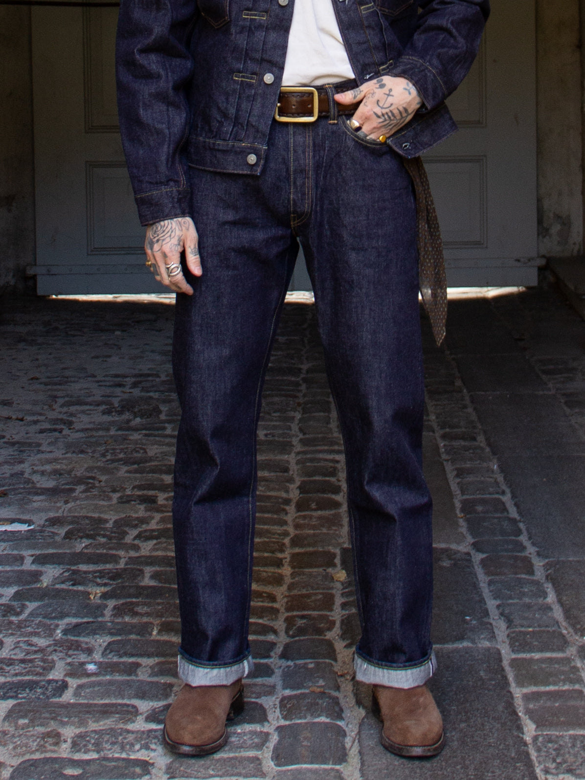 Sugar Cane 1947 Model Regular Straight One Wash