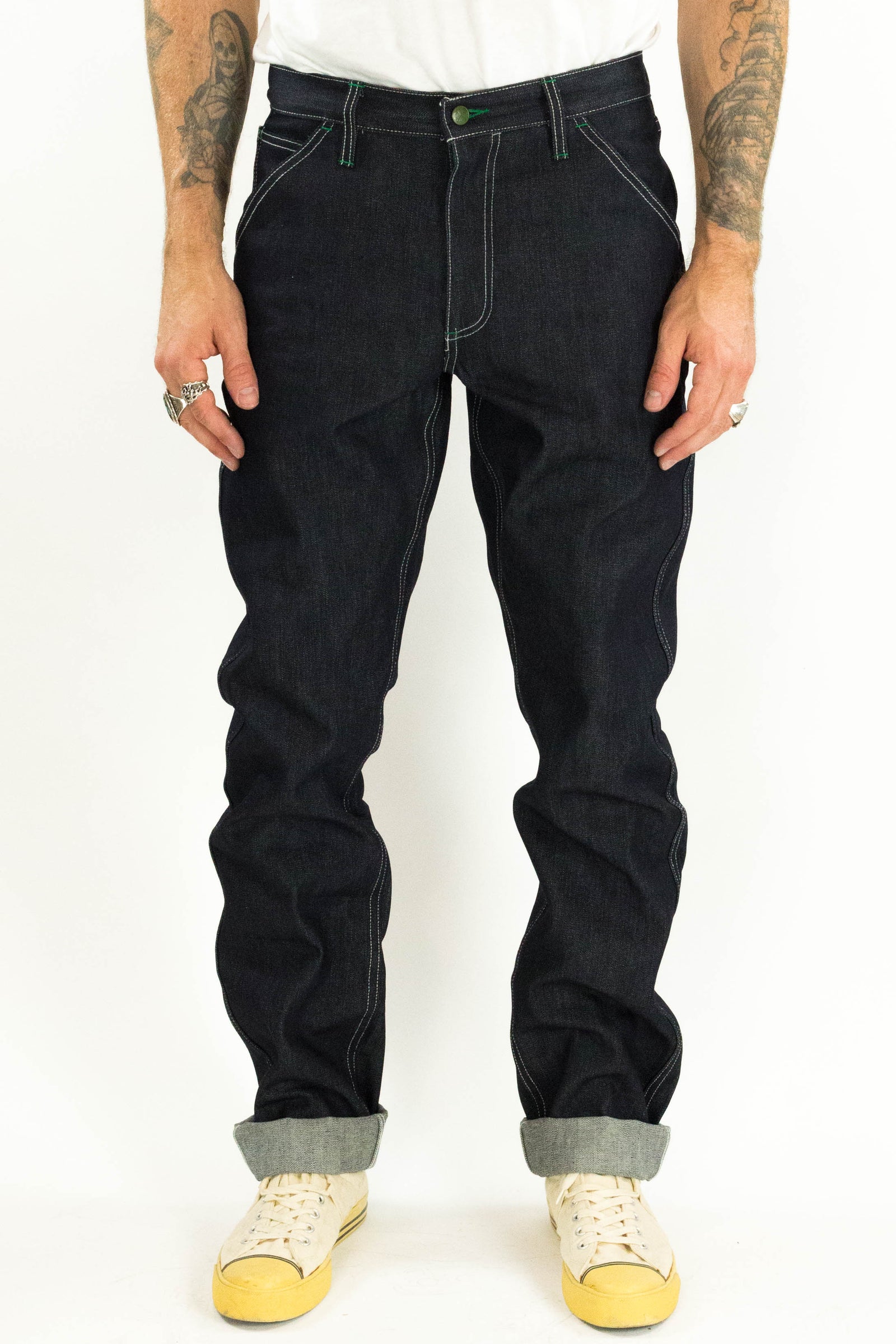 Work Uniform Jean 13 Oz Cone Oak Broken Twill