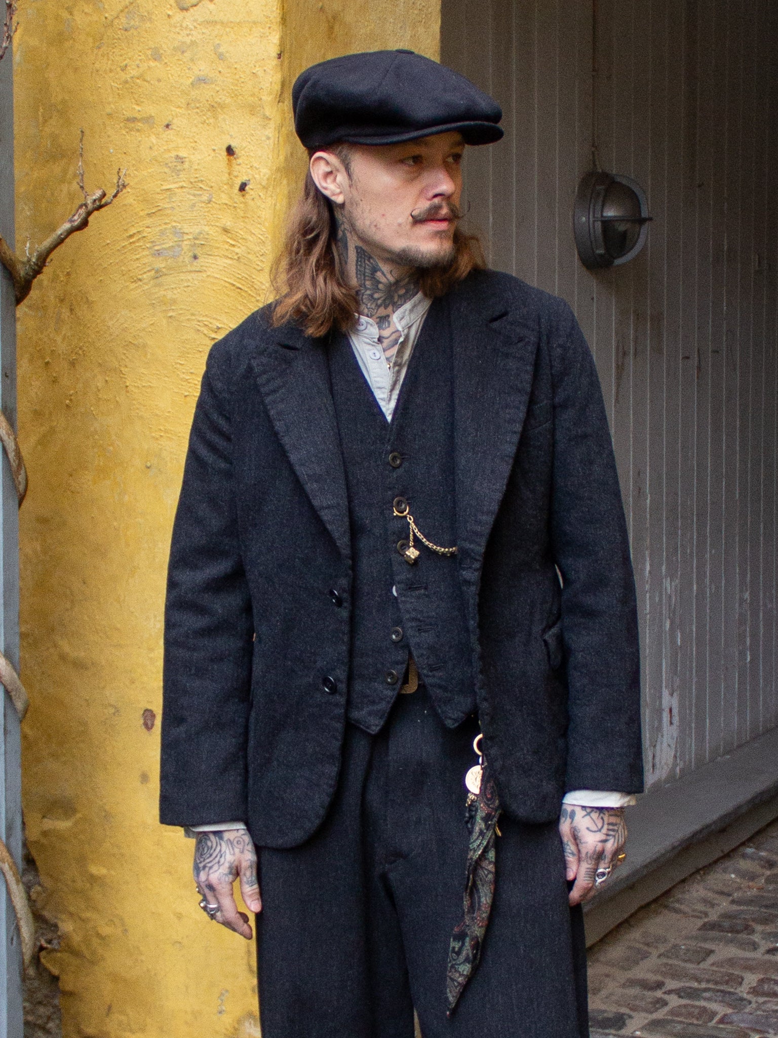 Belafonte Ragtime Clothing Peaked Lapel Jacket Mix Serge Mix Bf 27 10