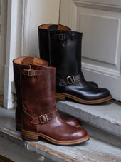 Bright Shoemakers Engineer Boot Chestnut Brown