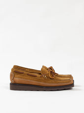 Bright Shoemakers Kiltie Moc Loafer Gold Tan