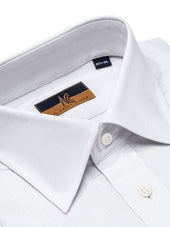 Light Grey Pique Shirt - Elgin Fit (SLIM)