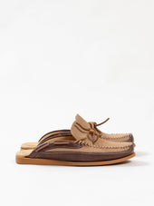 Bright Shoemakers Mule Slipper Walnut