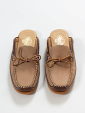 Bright Shoemakers Mule Slipper Walnut