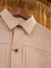 Belafonte Ragtime Clothing Gz 19j Jacket Off White Herringbone
