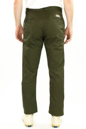 Coal Miner Olive 9 Oz Japanese Stretch Sateen Twill