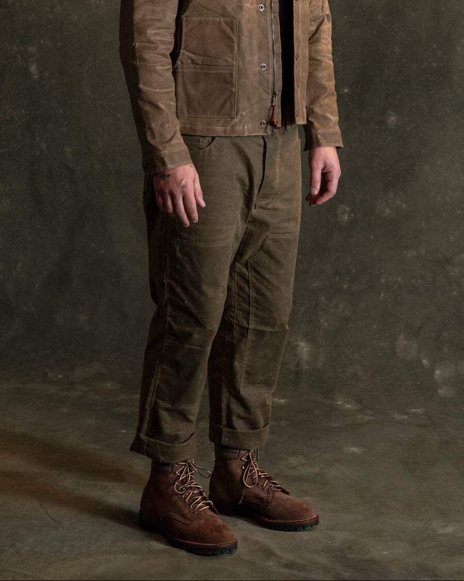 Whistler Work Pant - Waxed Military Olive