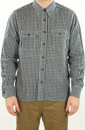 Nihon Menpu Linen Cotton Selvedge Gingham Dust Bowl Workshirt