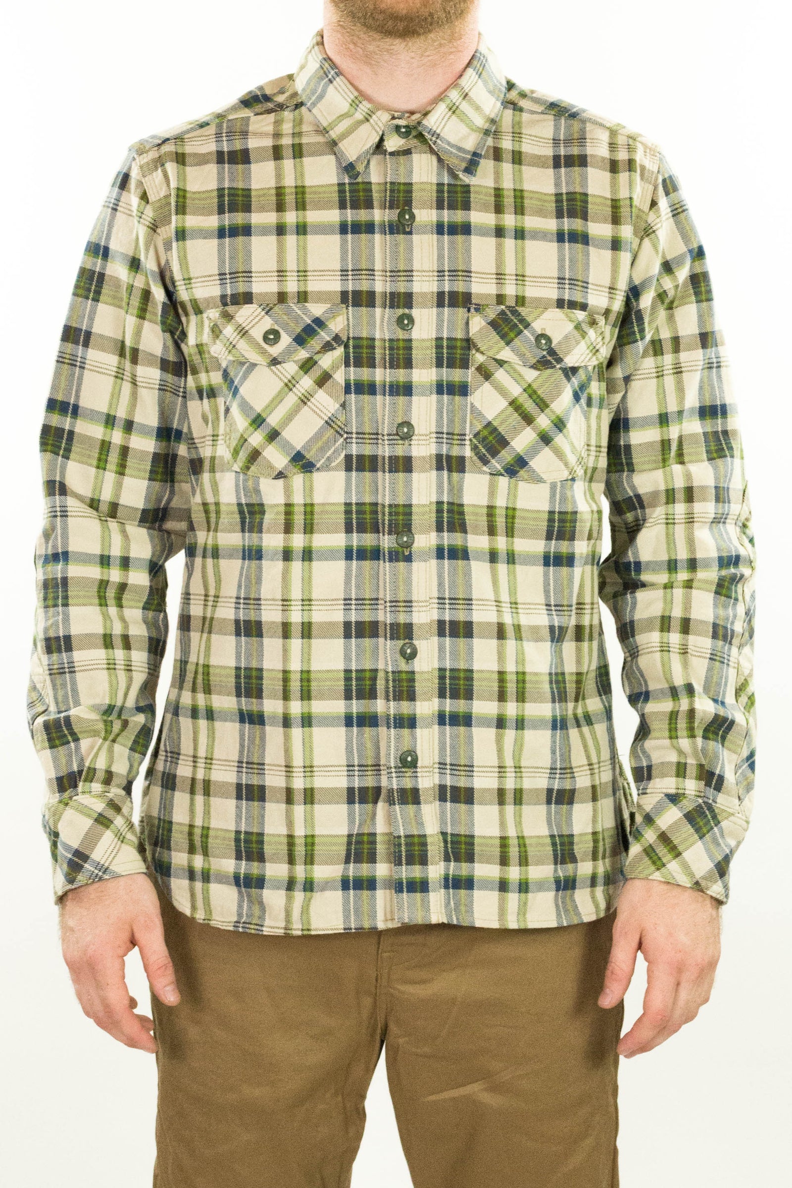 Prairie Heavyweight Tartan Twill Work Shirt With Lf Buttons