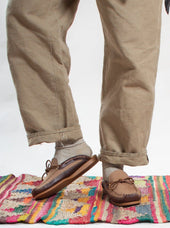 Bright Shoemakers Mule Slipper Walnut