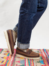 Bright Shoemakers Bit Moc Loafer Brown