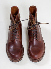 Bright Shoemakers Combat Boot Chestnut Brown