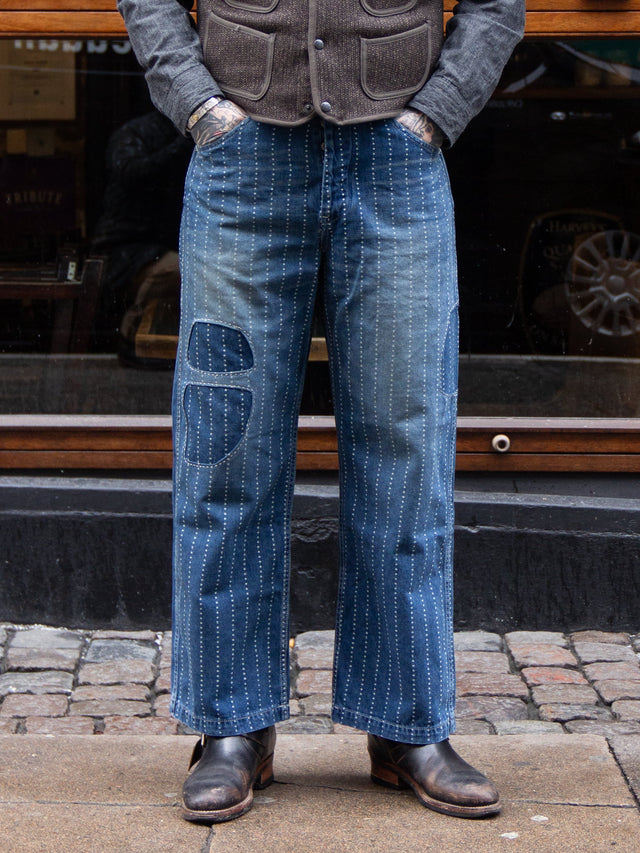 Fullcount, Star Wabash Workers Pants HW, Indigo Blue, 1138HW