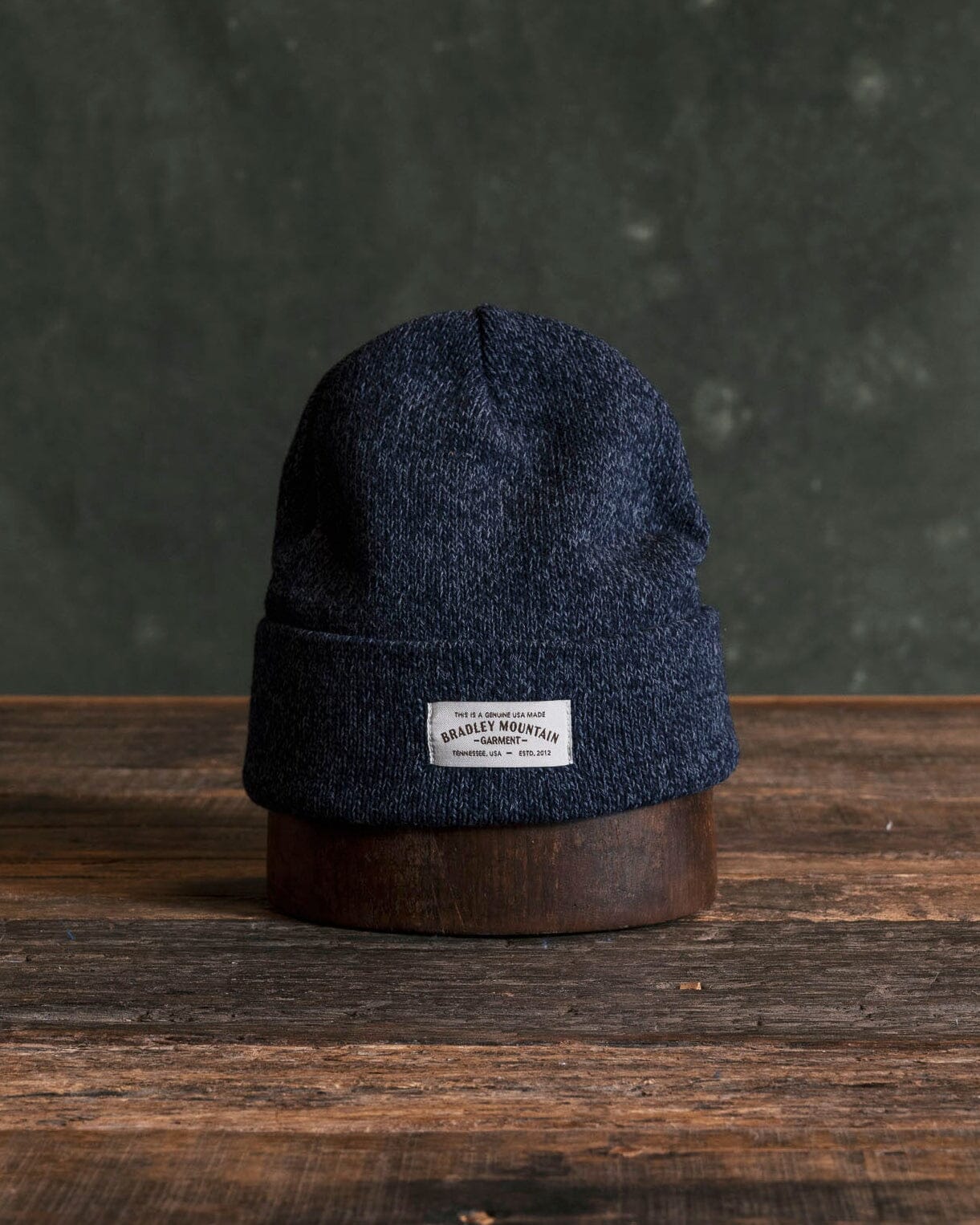 Melange Ragg Wool Beanie Deep Sea