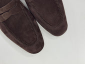 Portofino Loafer In Mole Suede