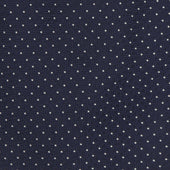 Woven Mini Dot Tie in Navy