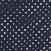 Woven Circle Tie in Navy