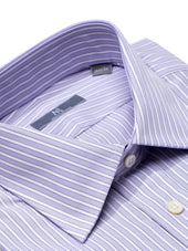 Light Purple Butcher Stripe Shirt Elgin Fit