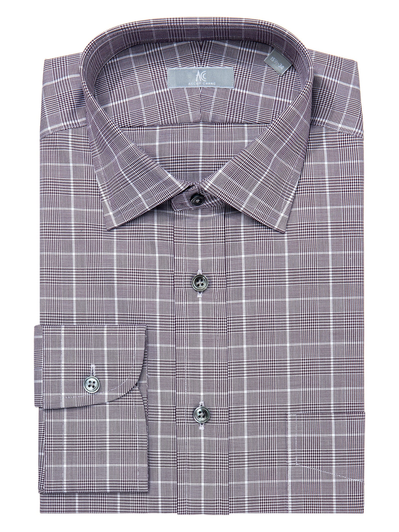 Brown Glen Plaid Shirt - Model "A" (REGULAR)
