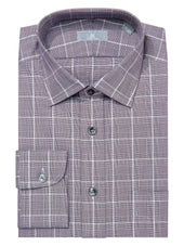 Brown Glen Plaid Shirt - Model "A" (REGULAR)