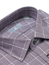 Brown Glen Plaid Shirt - Model "A" (REGULAR)