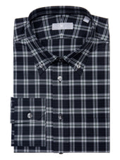 Dark Green Plaid Oxford Shirt - Elgin Fit (SLIM)