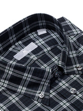 Dark Green Plaid Oxford Shirt Elgin Fit