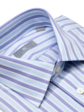 Light Purple Blue Stripe Shirt - Elgin Fit (SLIM)